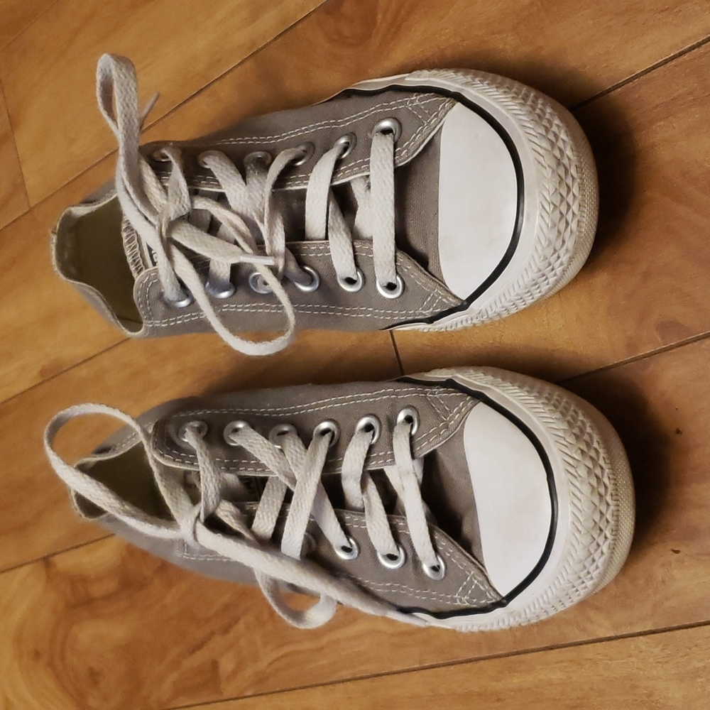 Grey Converse sneakers